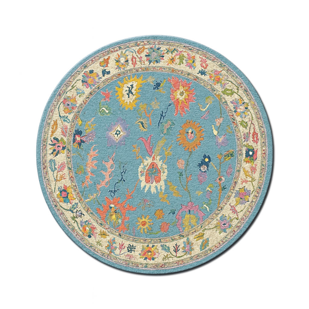 ORAVELIA - Hand Knotted Oushak Carpet